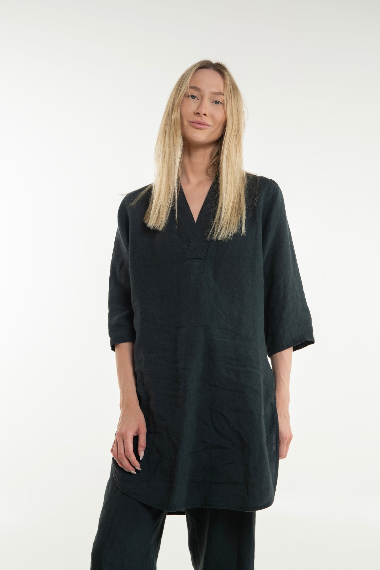 Takiyu Woman Top Anthracite Black