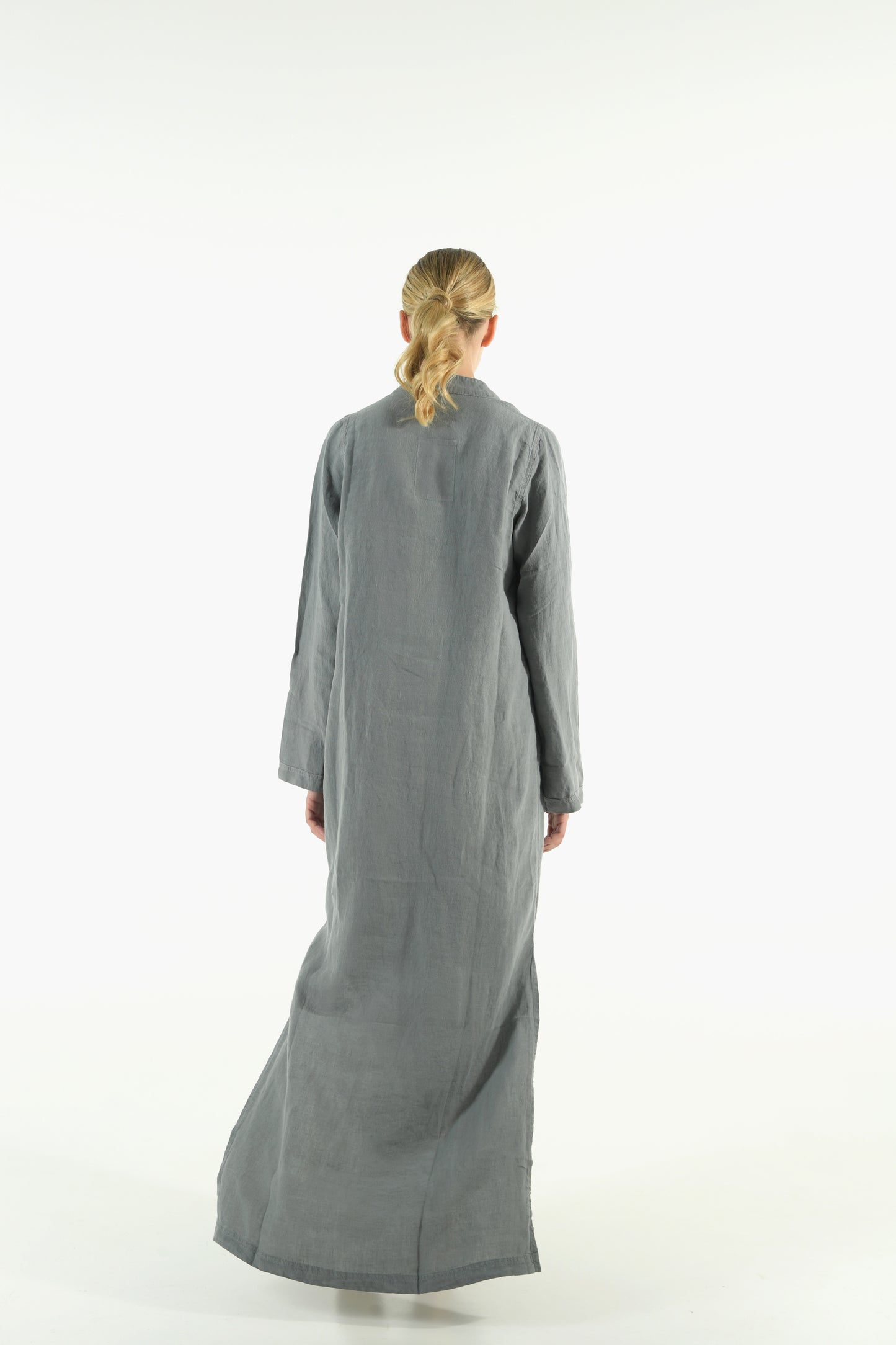 linen shirt dress