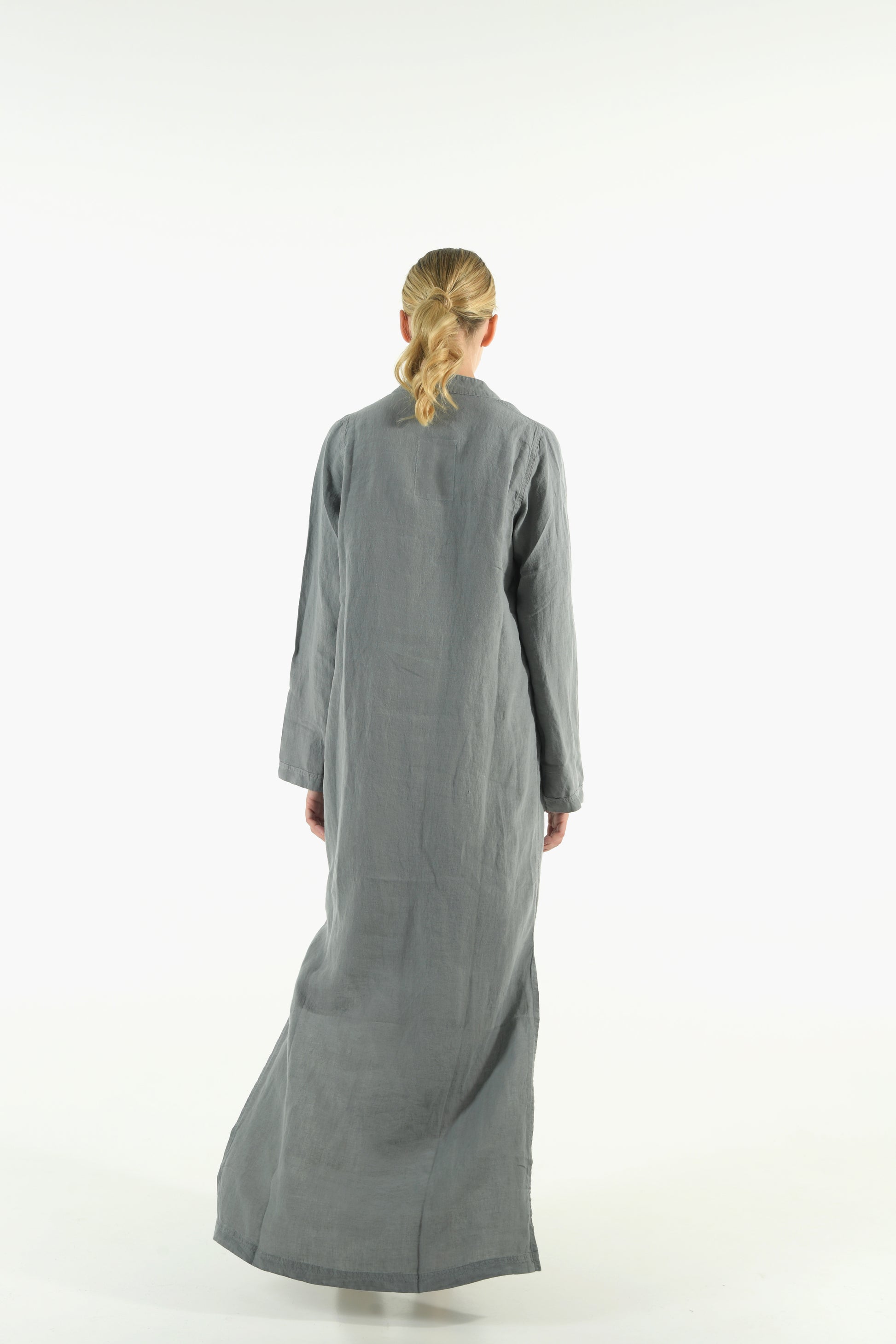 linen shirt dress