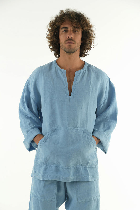 mens beach shirts linen