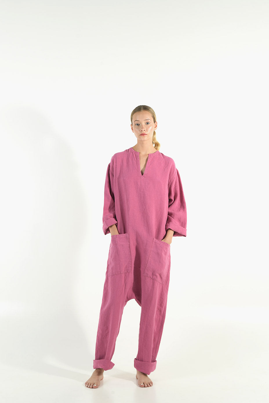 womens linen jumpsuit