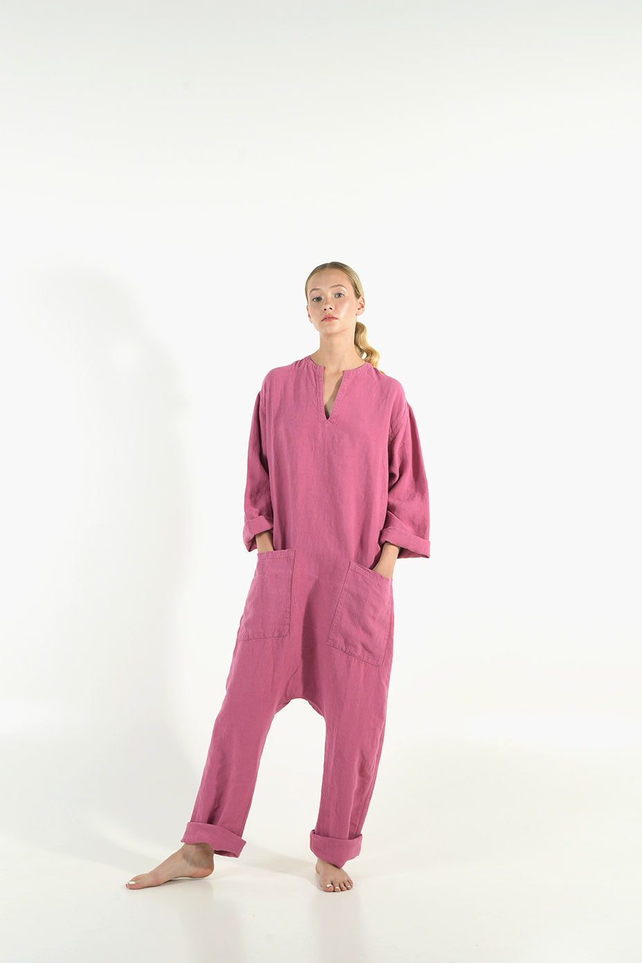 womens linen jumpsuit