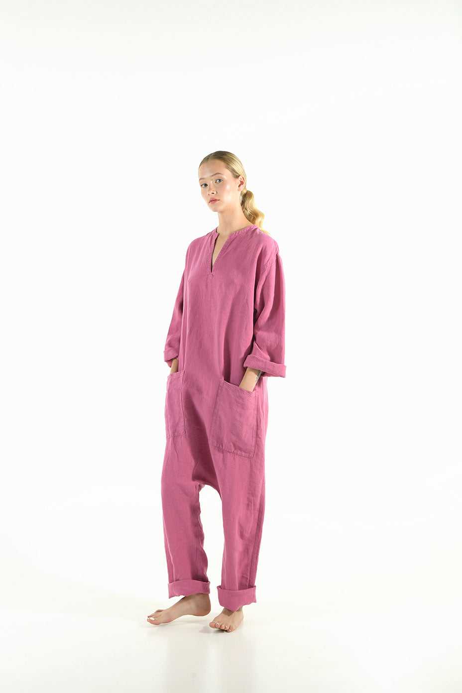 womens linen jumpsuit