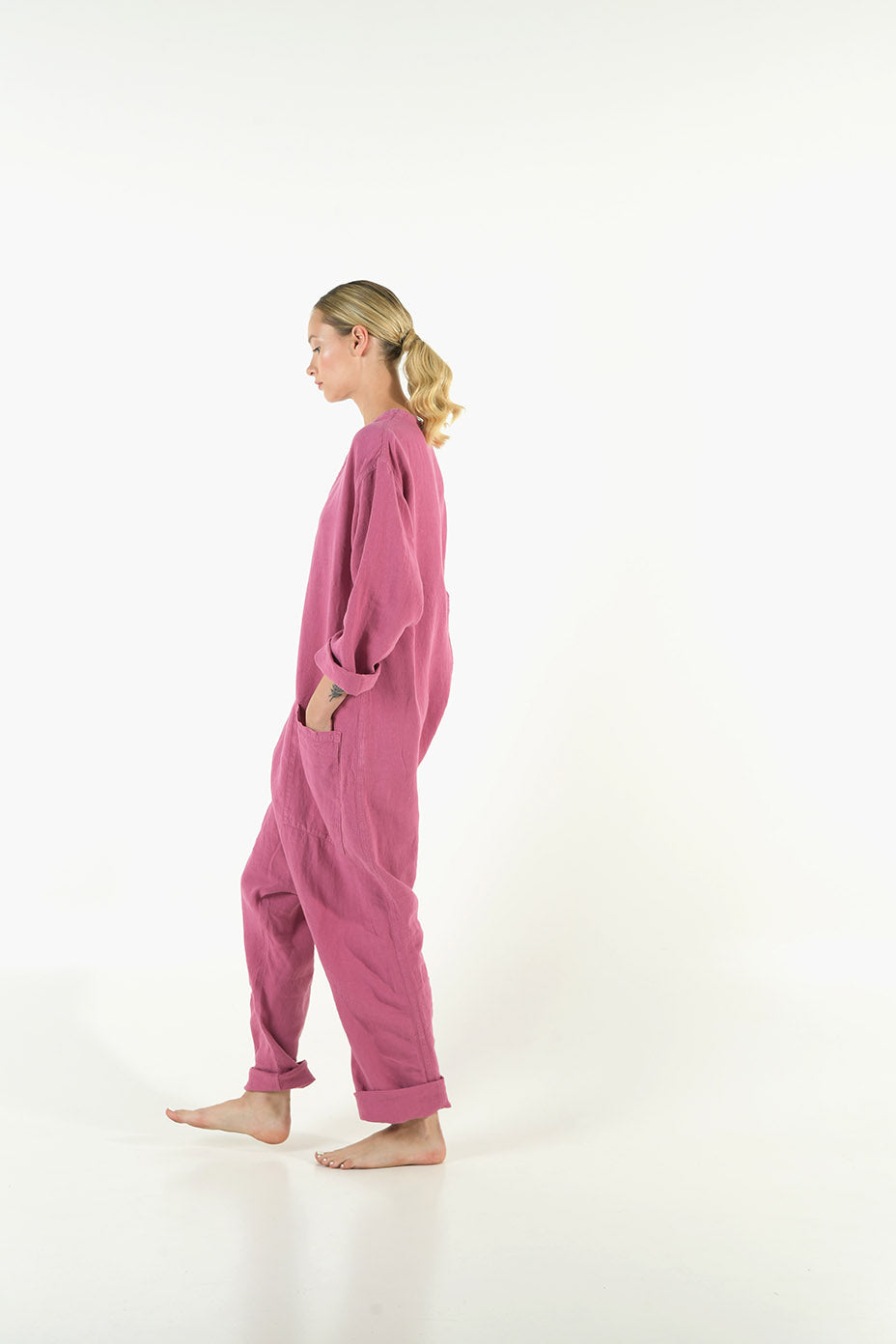 womens linen jumpsuit