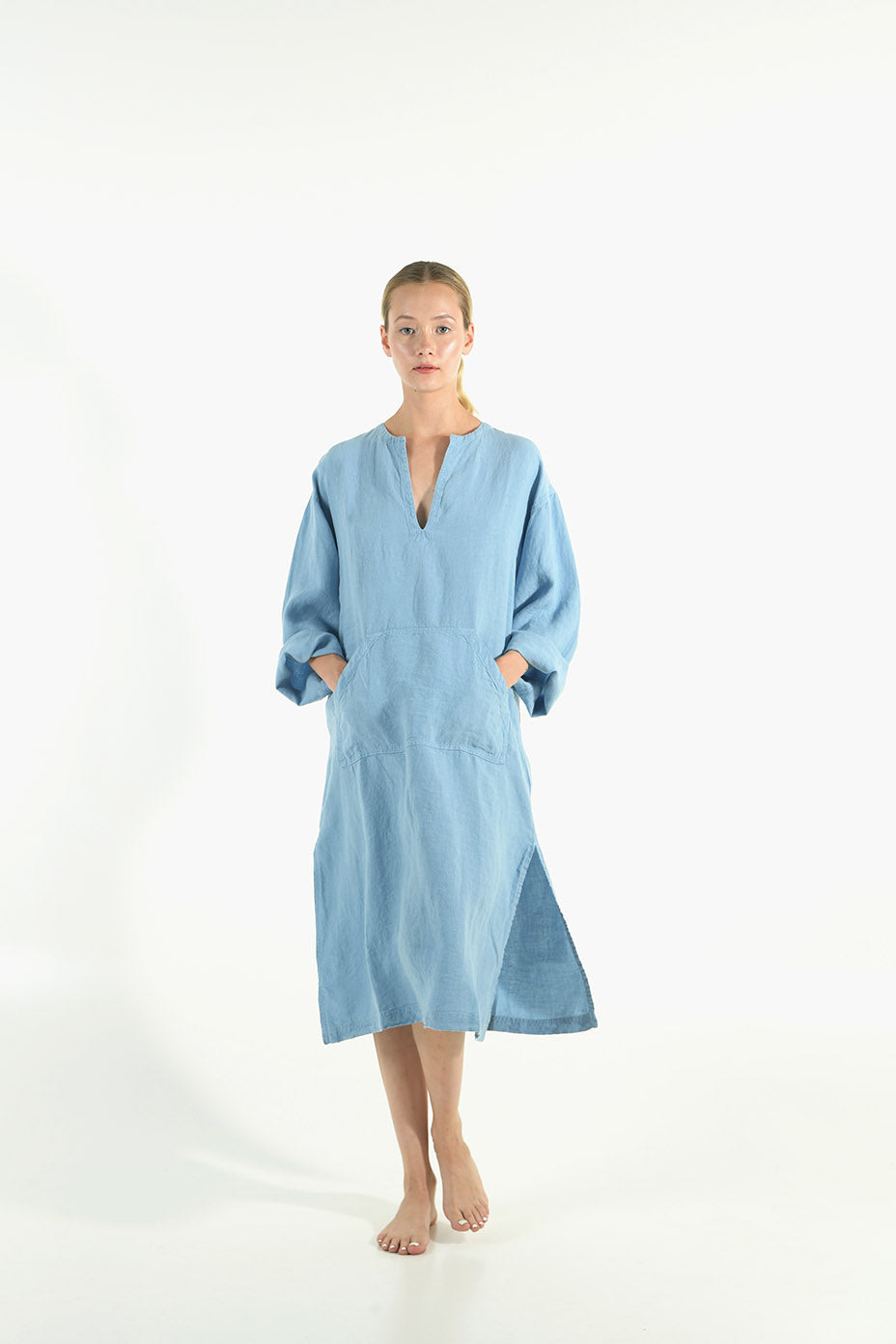 Jeff Midi Linen Dress