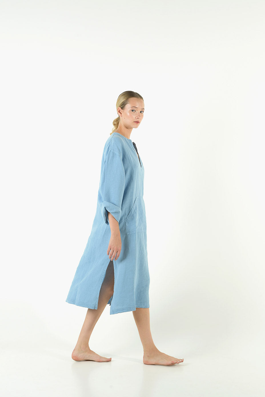 Jeff Midi Linen Dress