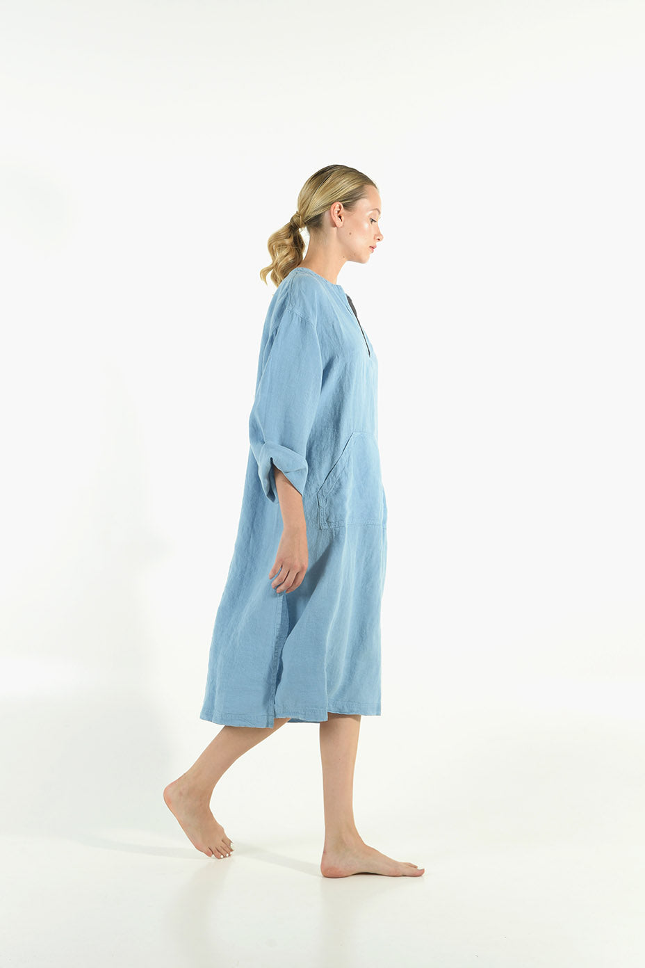 Jeff Midi Linen Dress