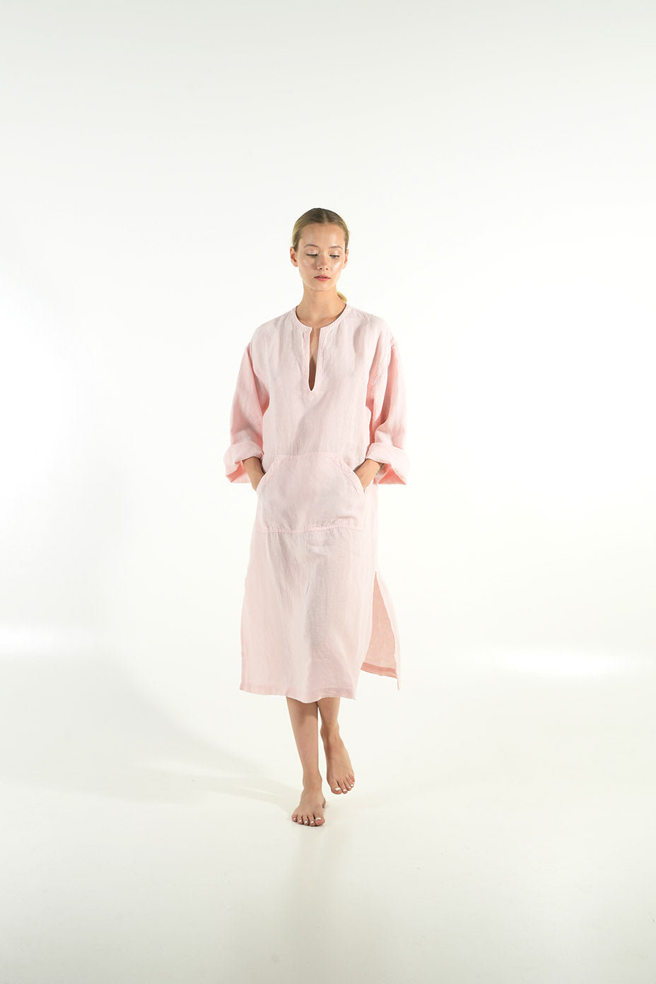 Jeff Midi Linen Dress