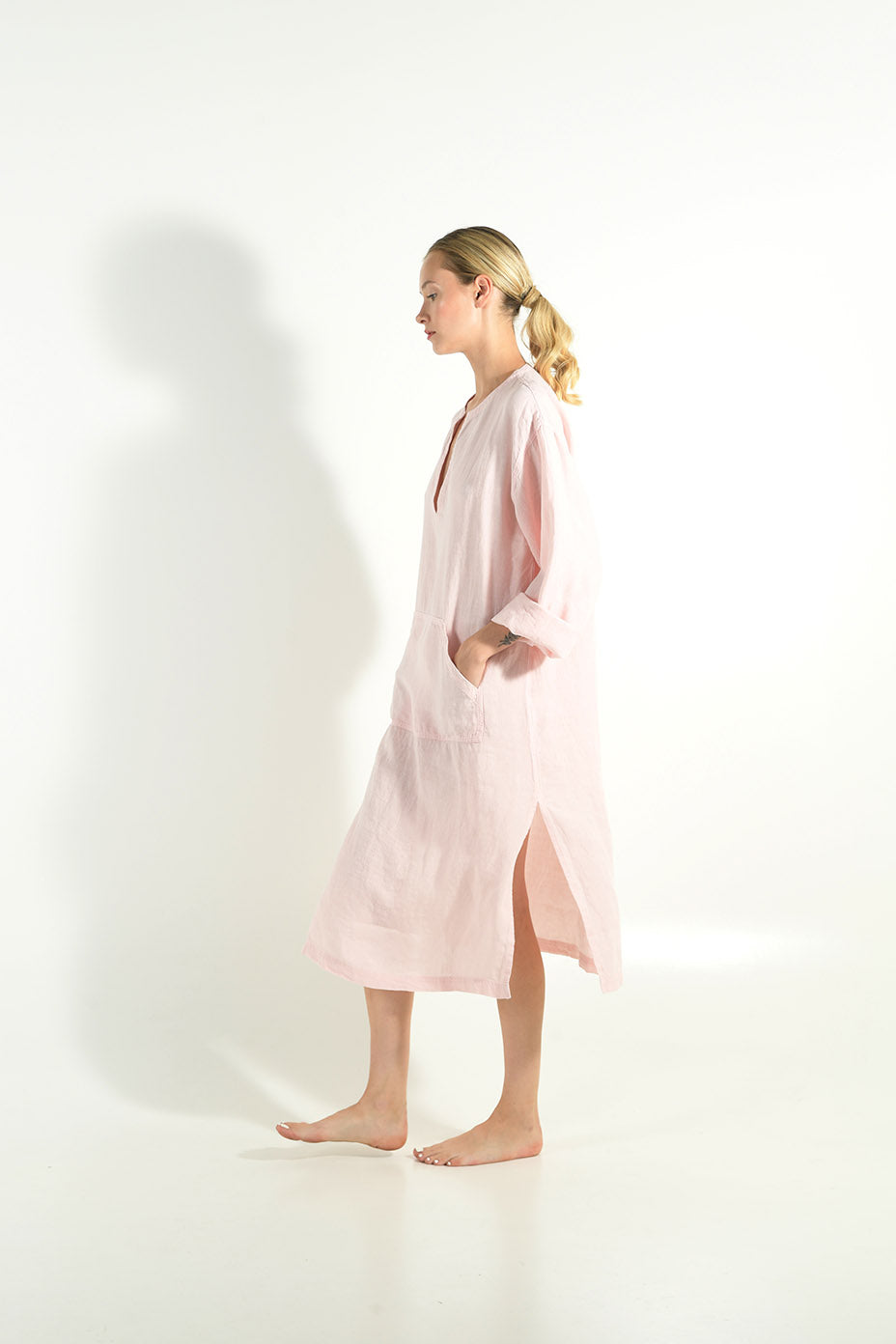 Jeff Midi Linen Dress