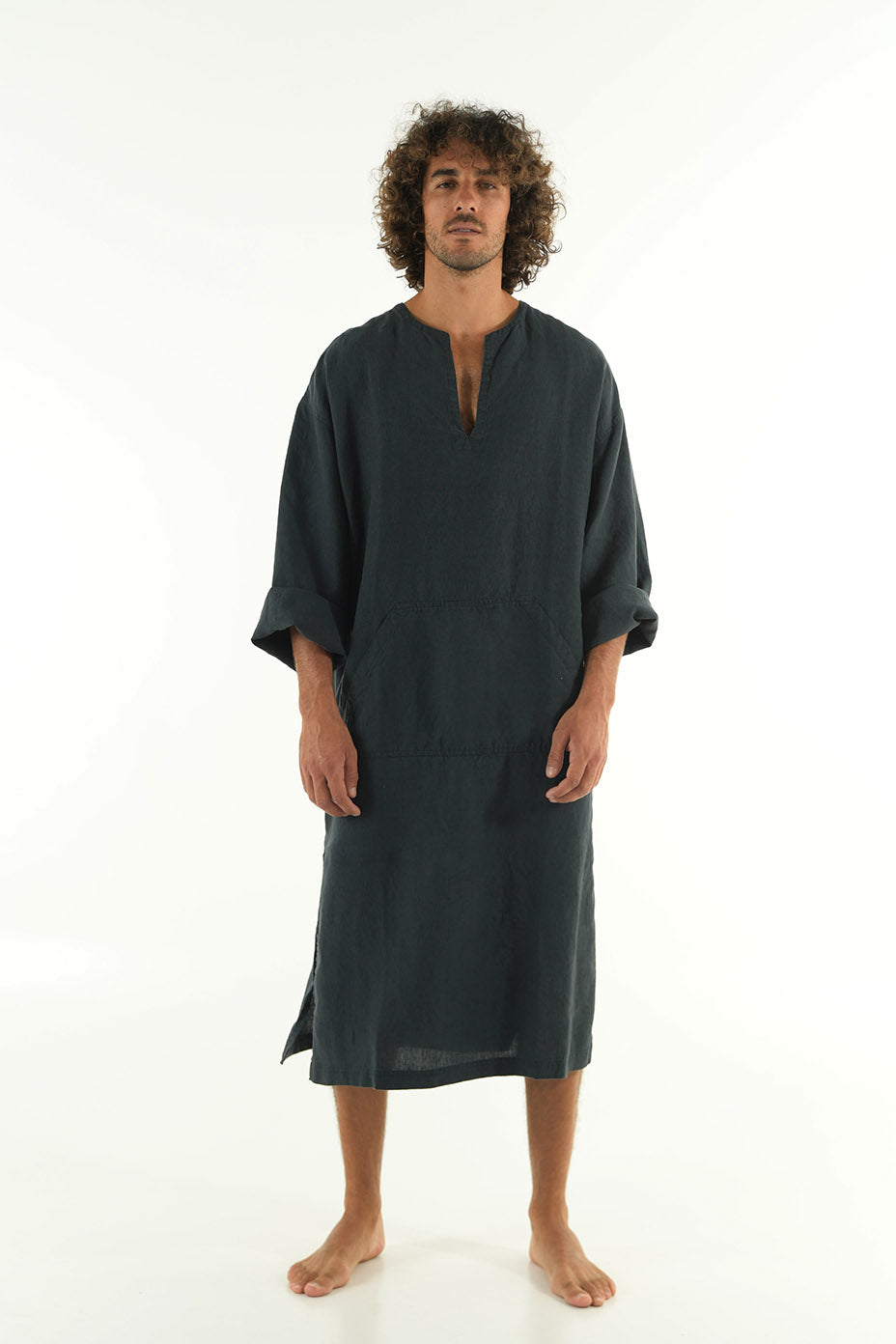 Classico Midi Linen Kaftan