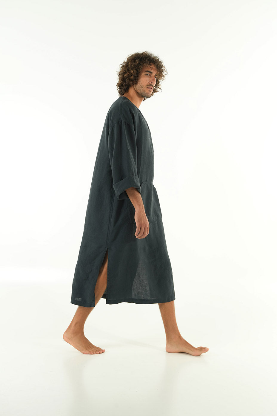 Classico Midi Linen Kaftan