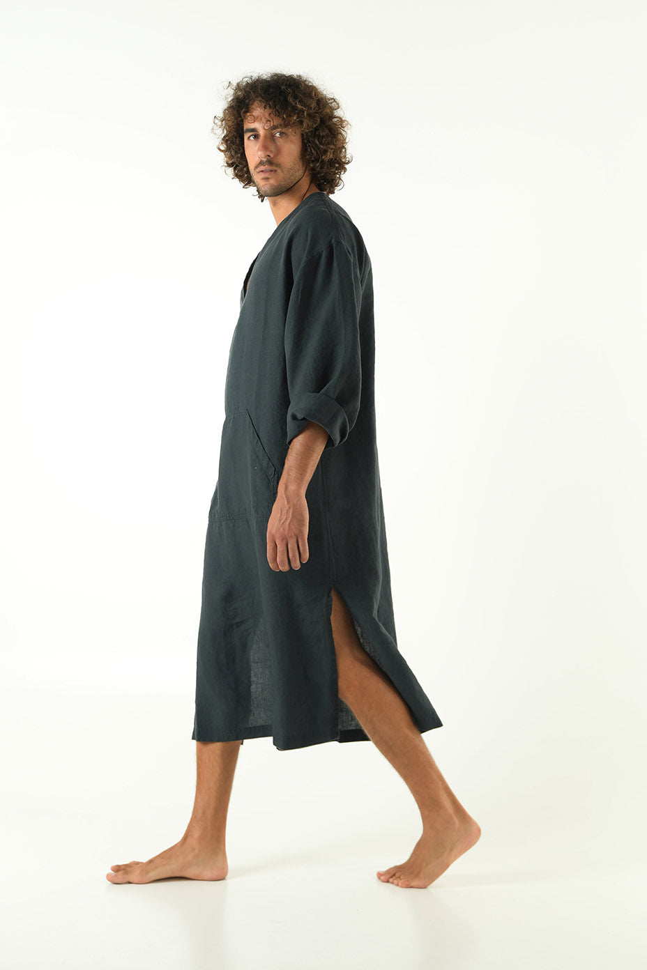 Classico Midi Linen Kaftan