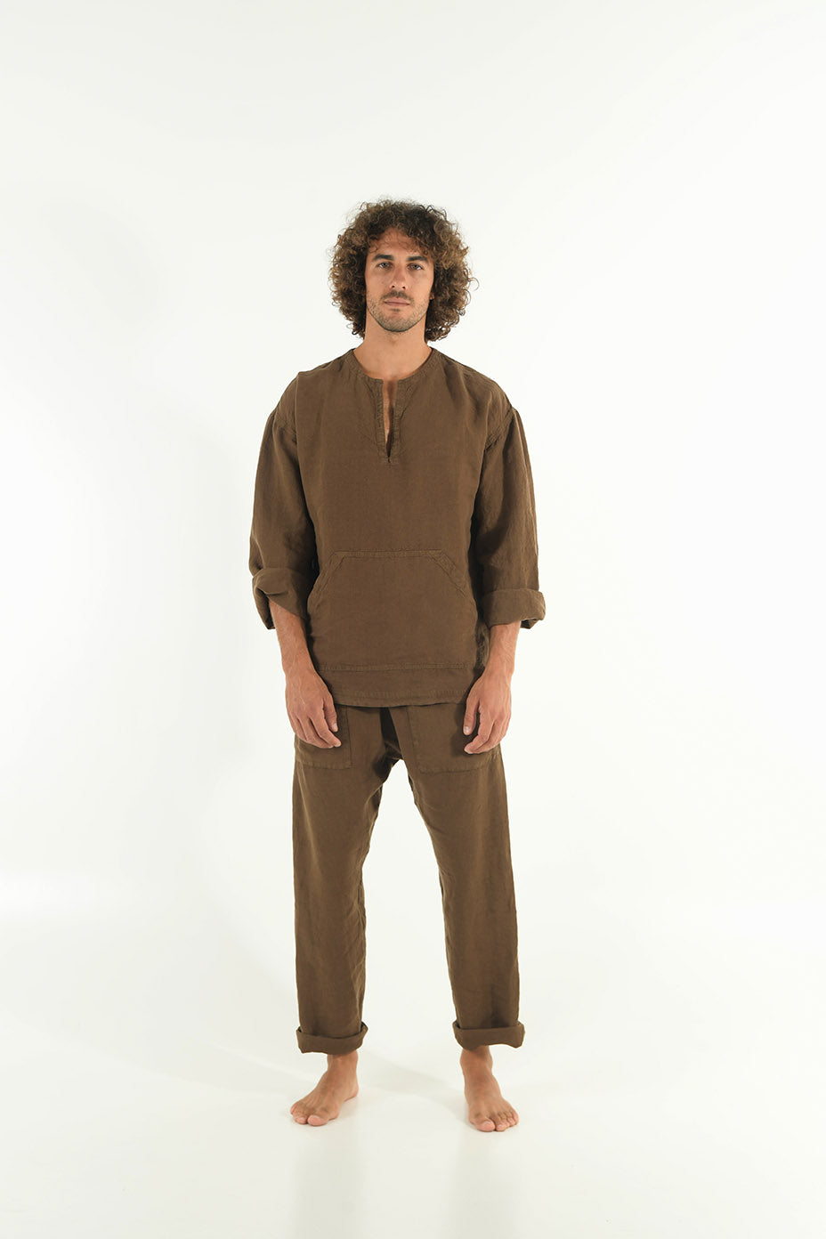 linen beach pants