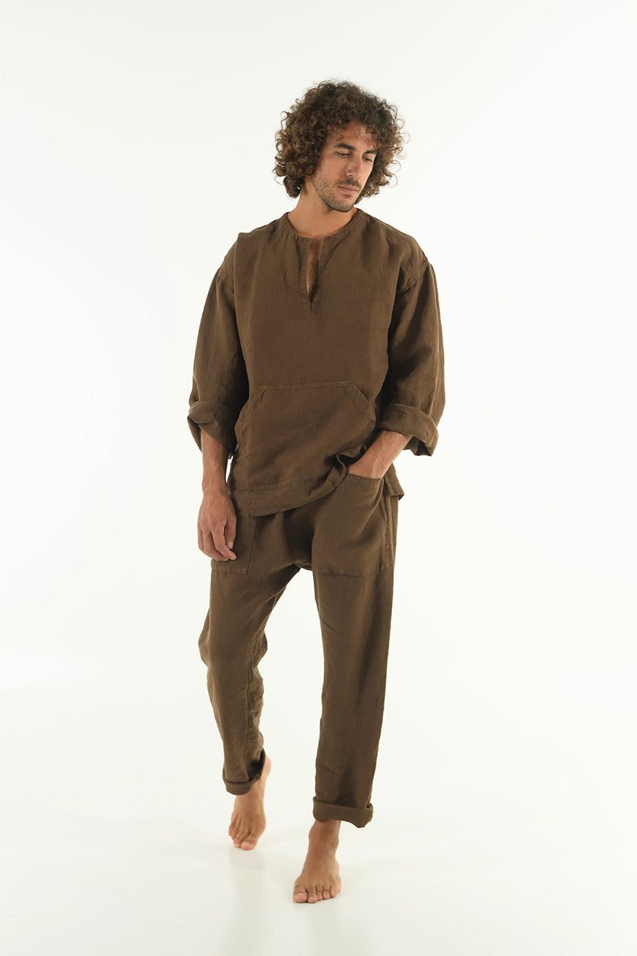 linen beach pants