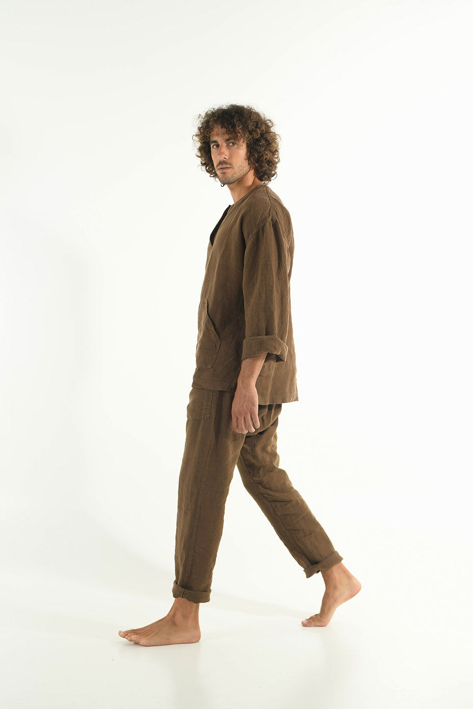 linen beach pants