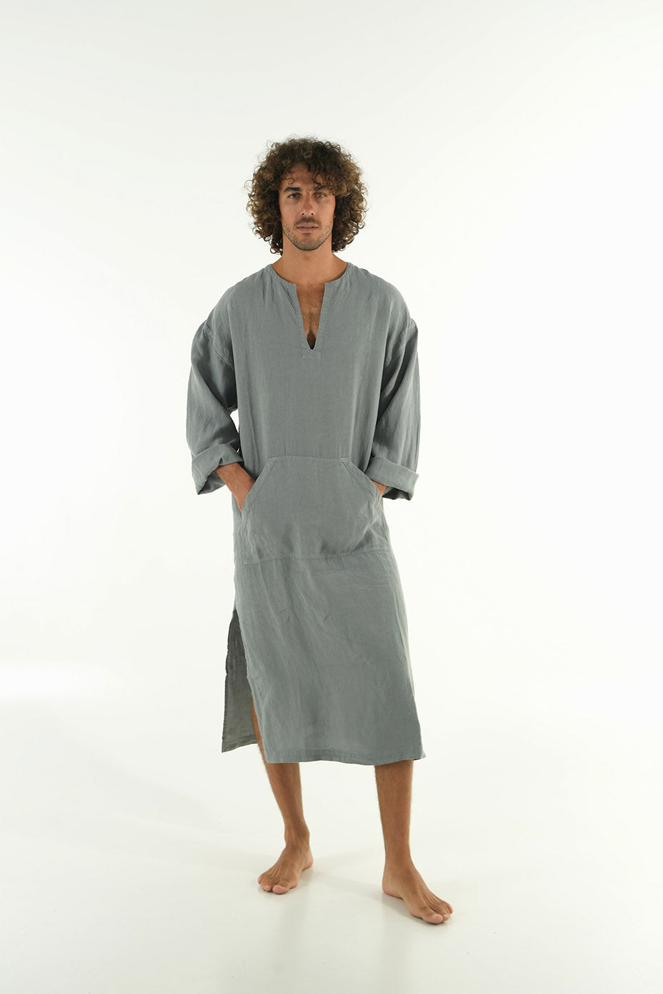 Classico Midi Linen Kaftan