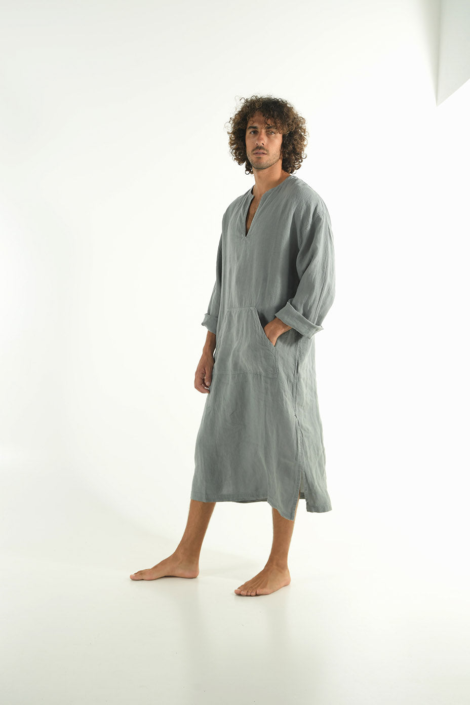 Classico Midi Linen Kaftan