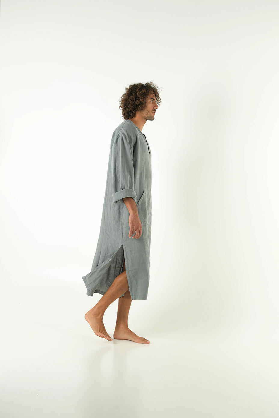 Classico Midi Linen Kaftan