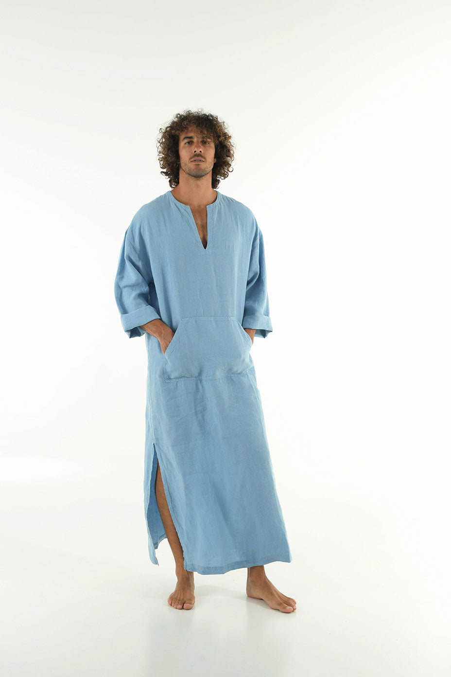 mens linen kaftan