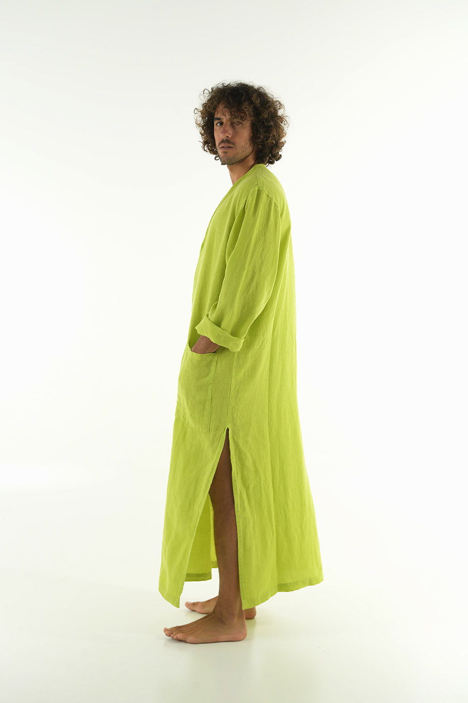 Lime Green Kaftan