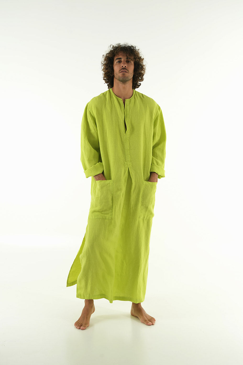 Lime Green Kaftan