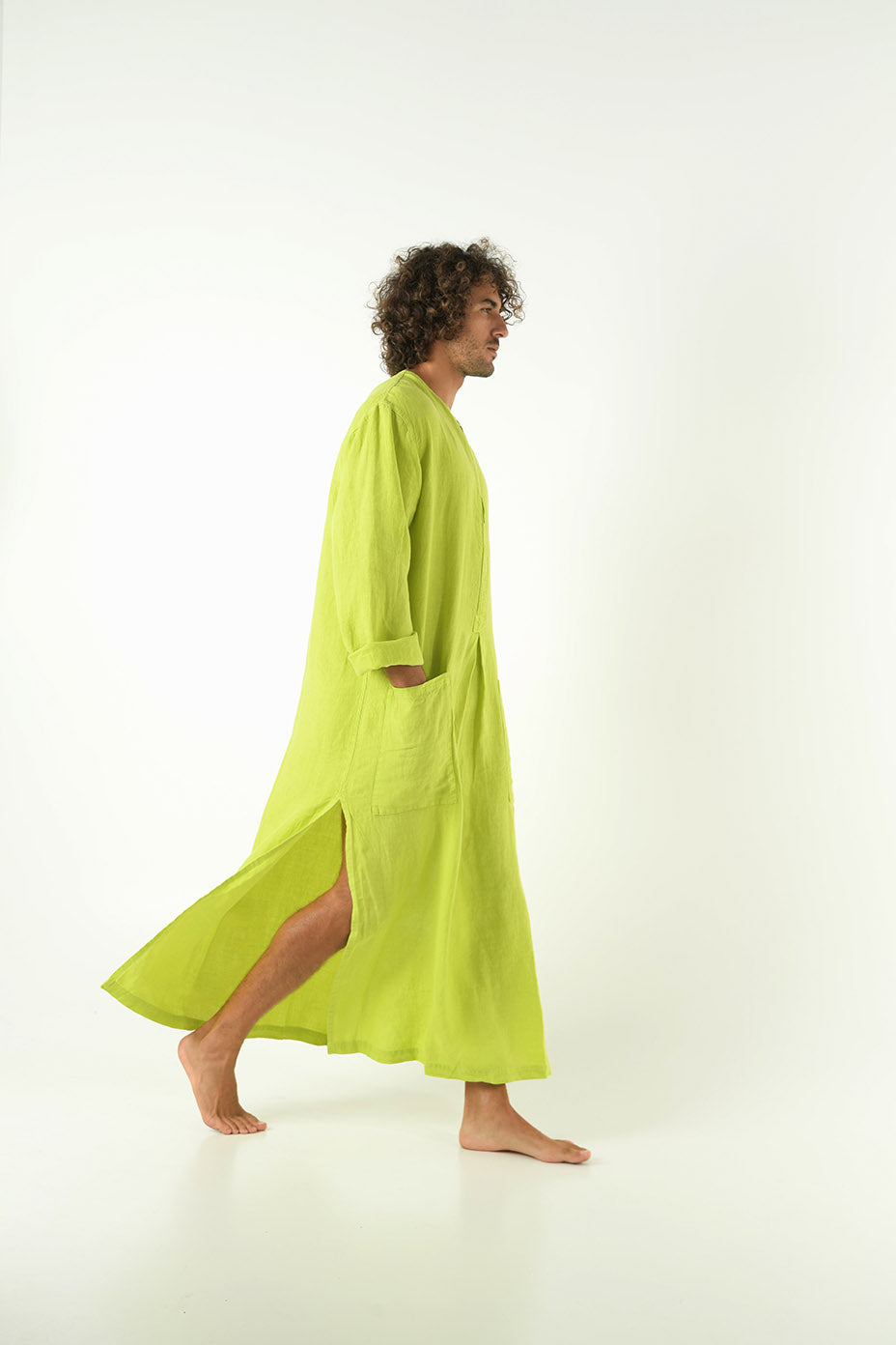 Lime Green Kaftan