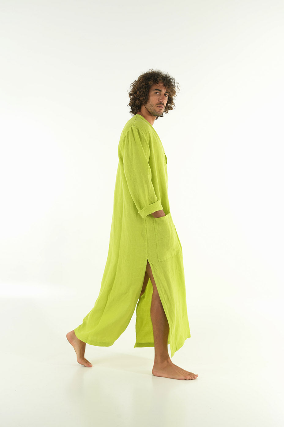 Lime Green Kaftan