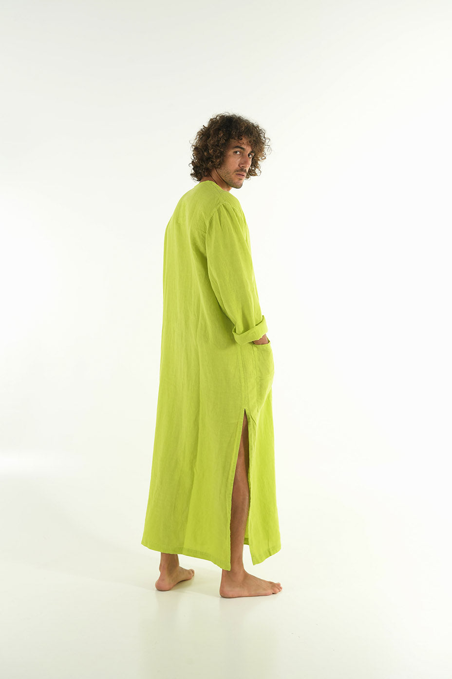 Lime Green Kaftan