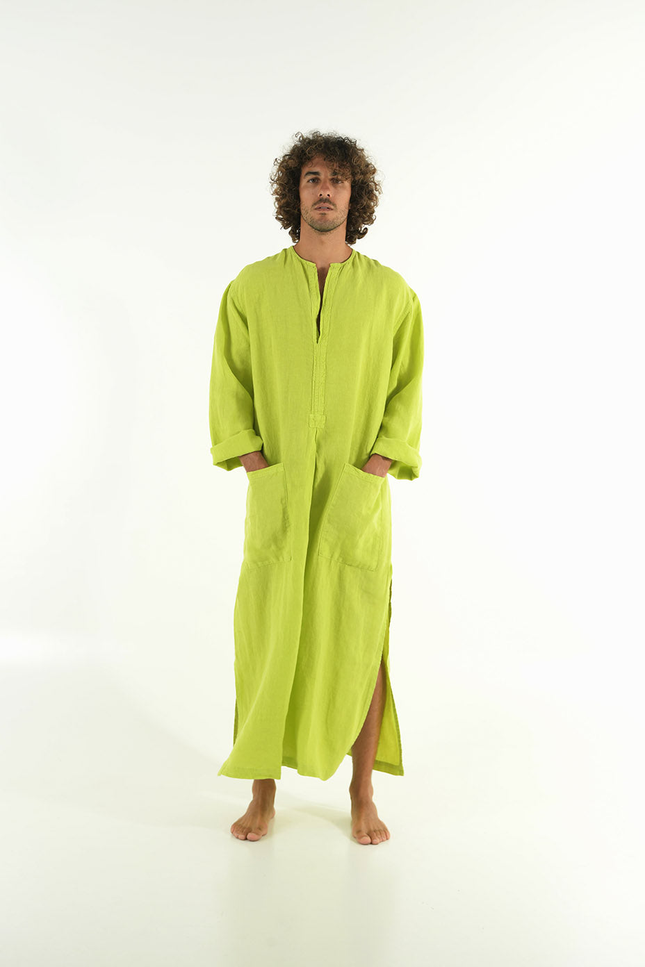 Lime Green Kaftan