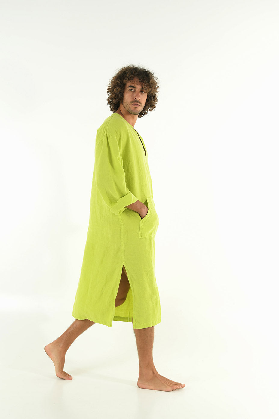Classico Midi Linen Kaftan