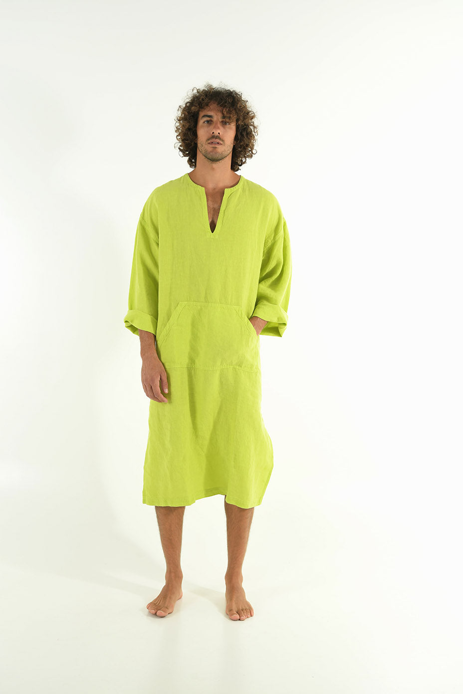 Classico Midi Linen Kaftan