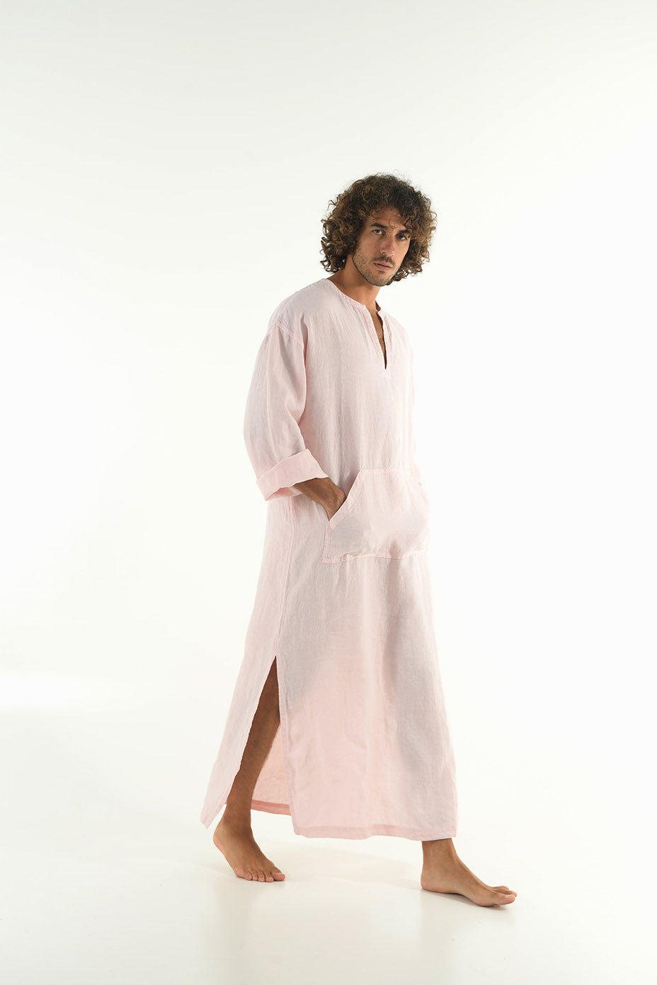 rose pink kaftan