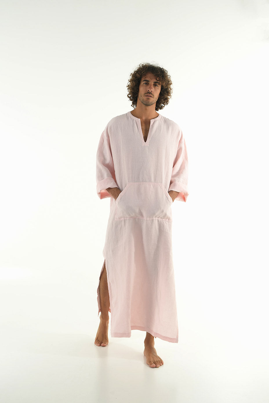 rose pink kaftan
