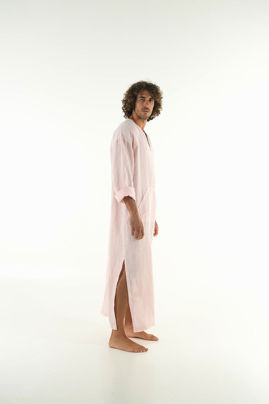 rose pink kaftan