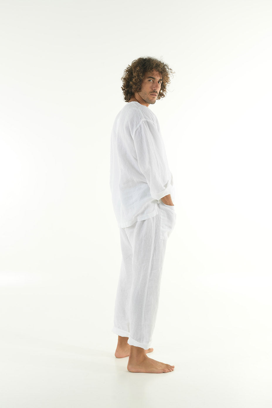 White Linen Pants