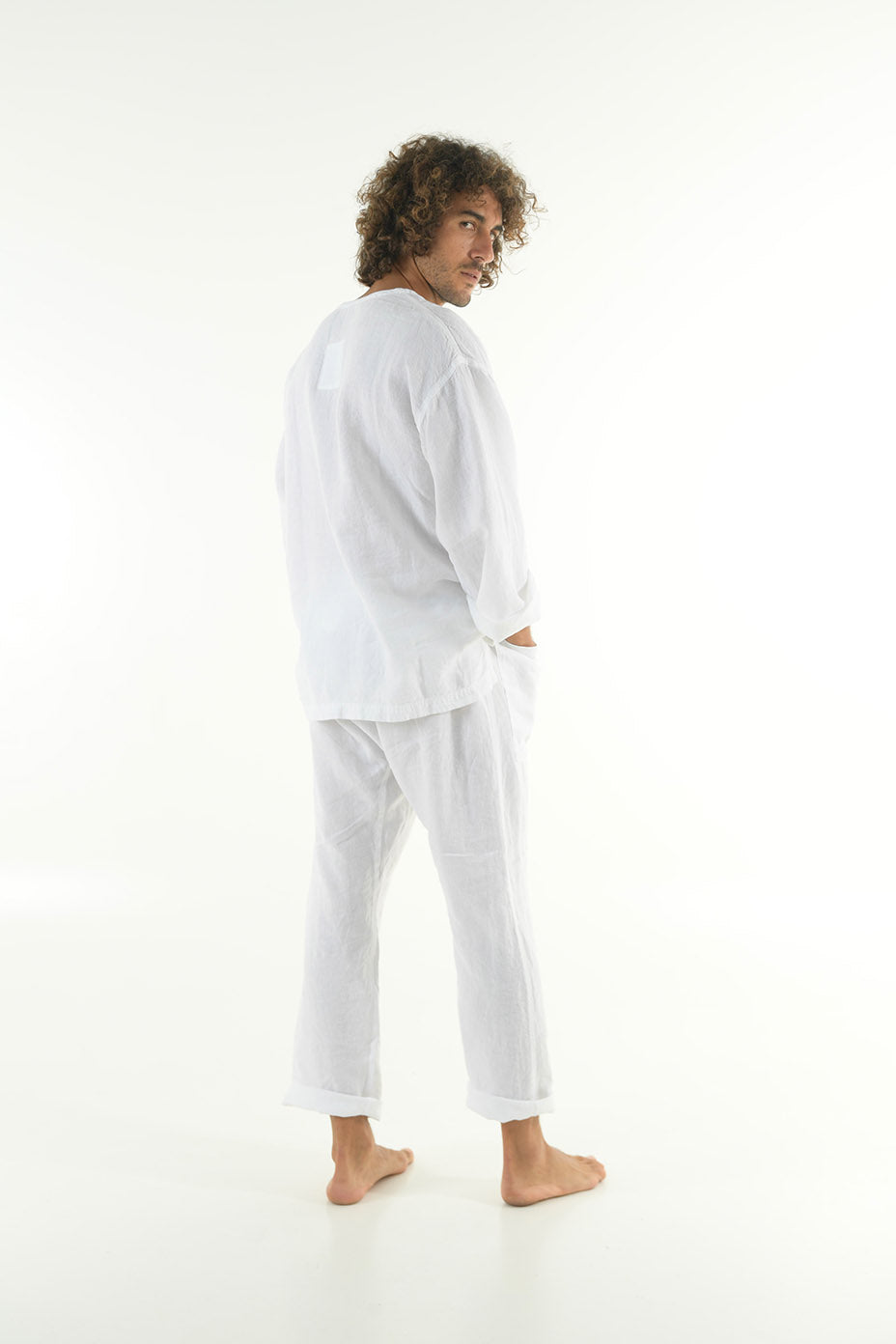 White Linen Pants