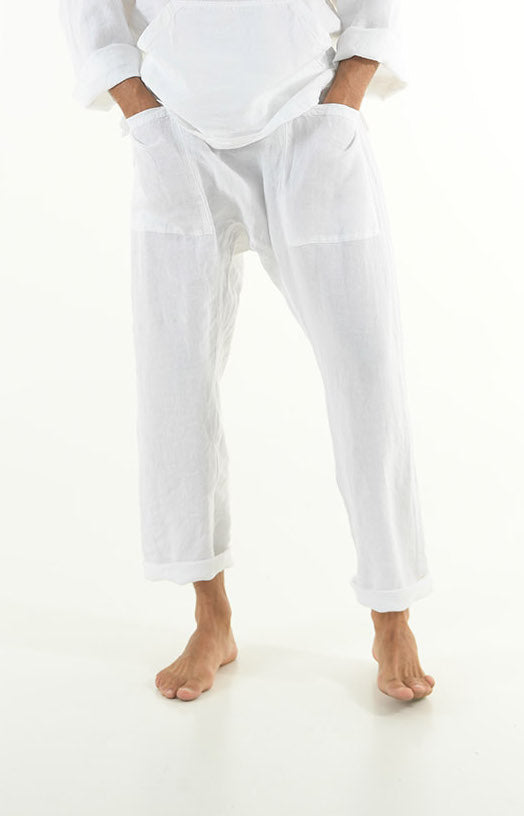 White Linen Pants