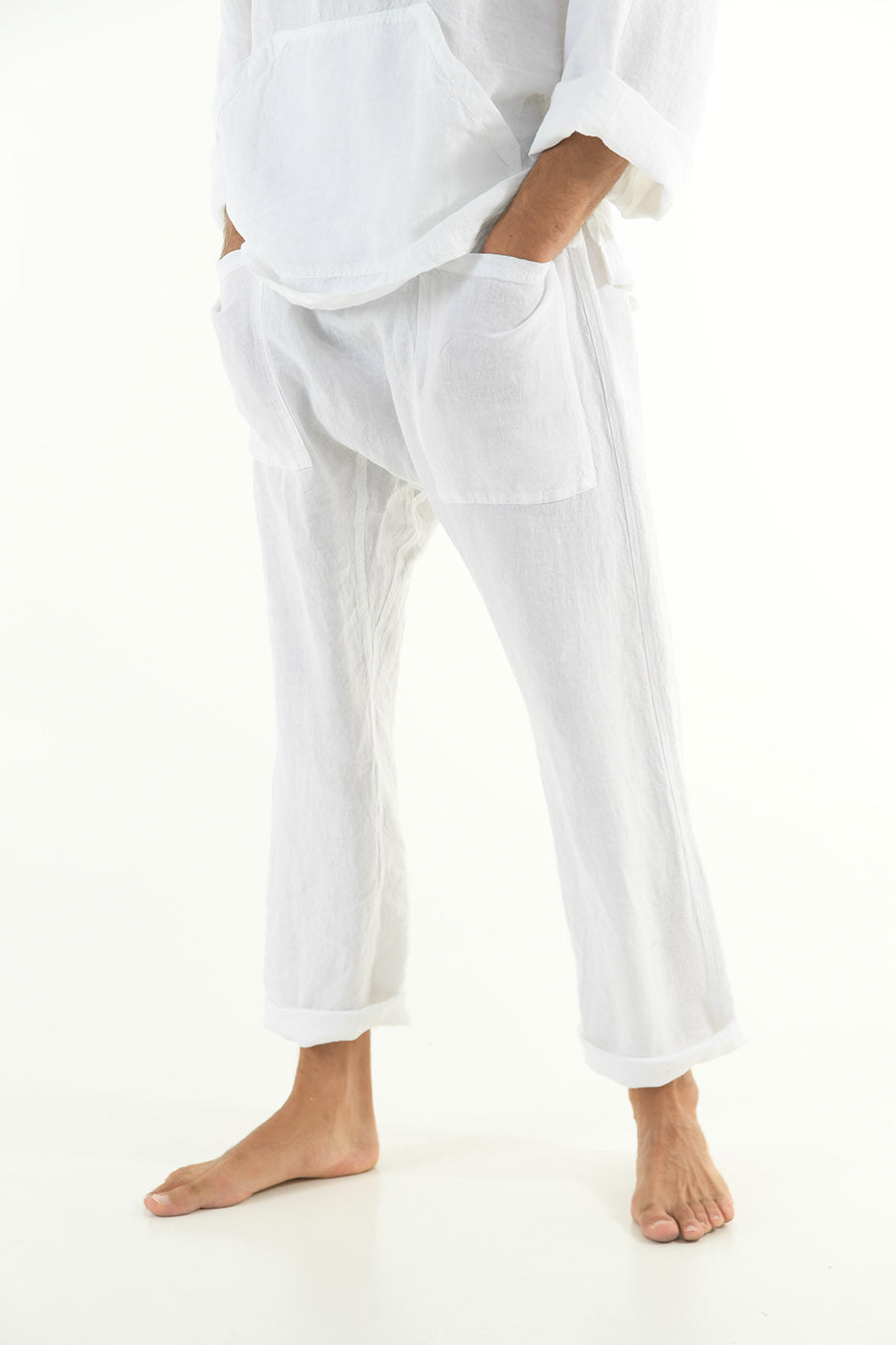 White Linen Pants