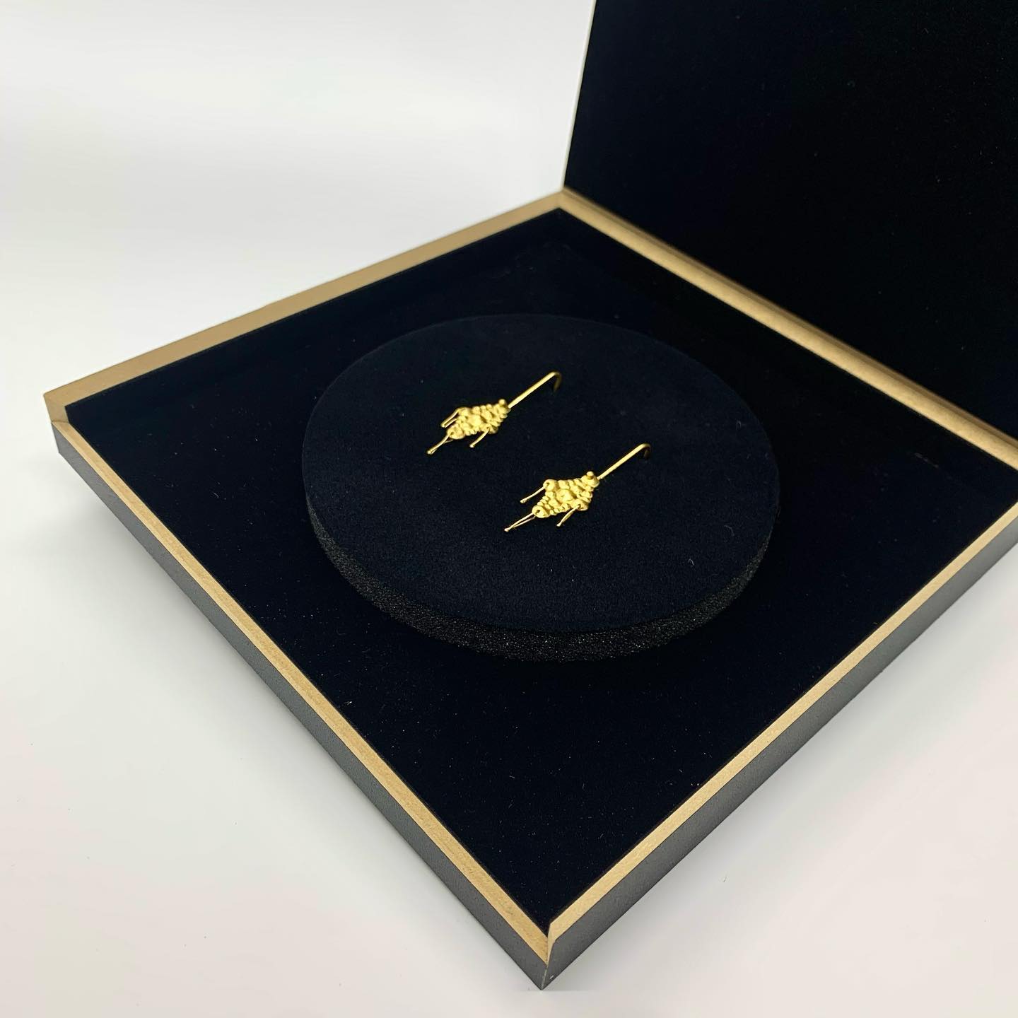 Earrings Pure 24ct Gold - 'All that Is' Collection