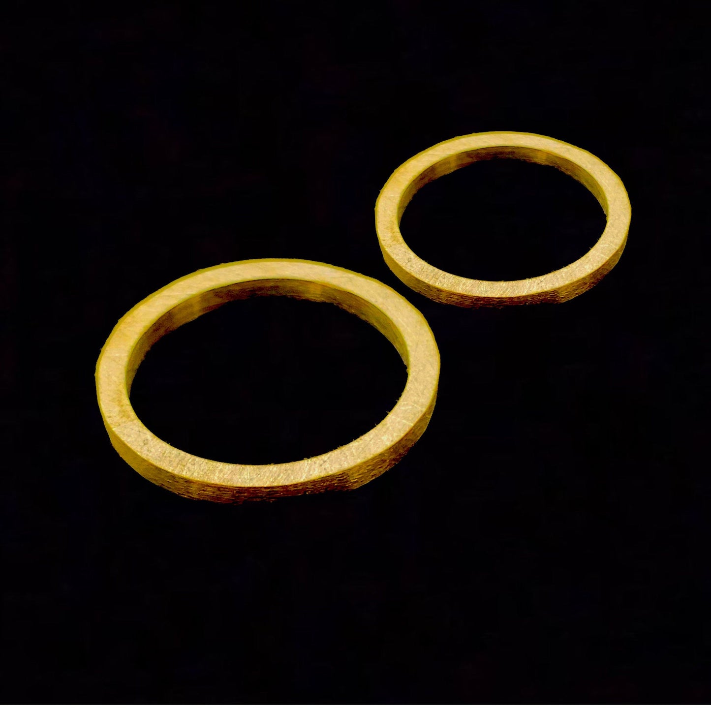 24ct PURE gold handmade ring. approx. 1,80mm-2mm gauge.