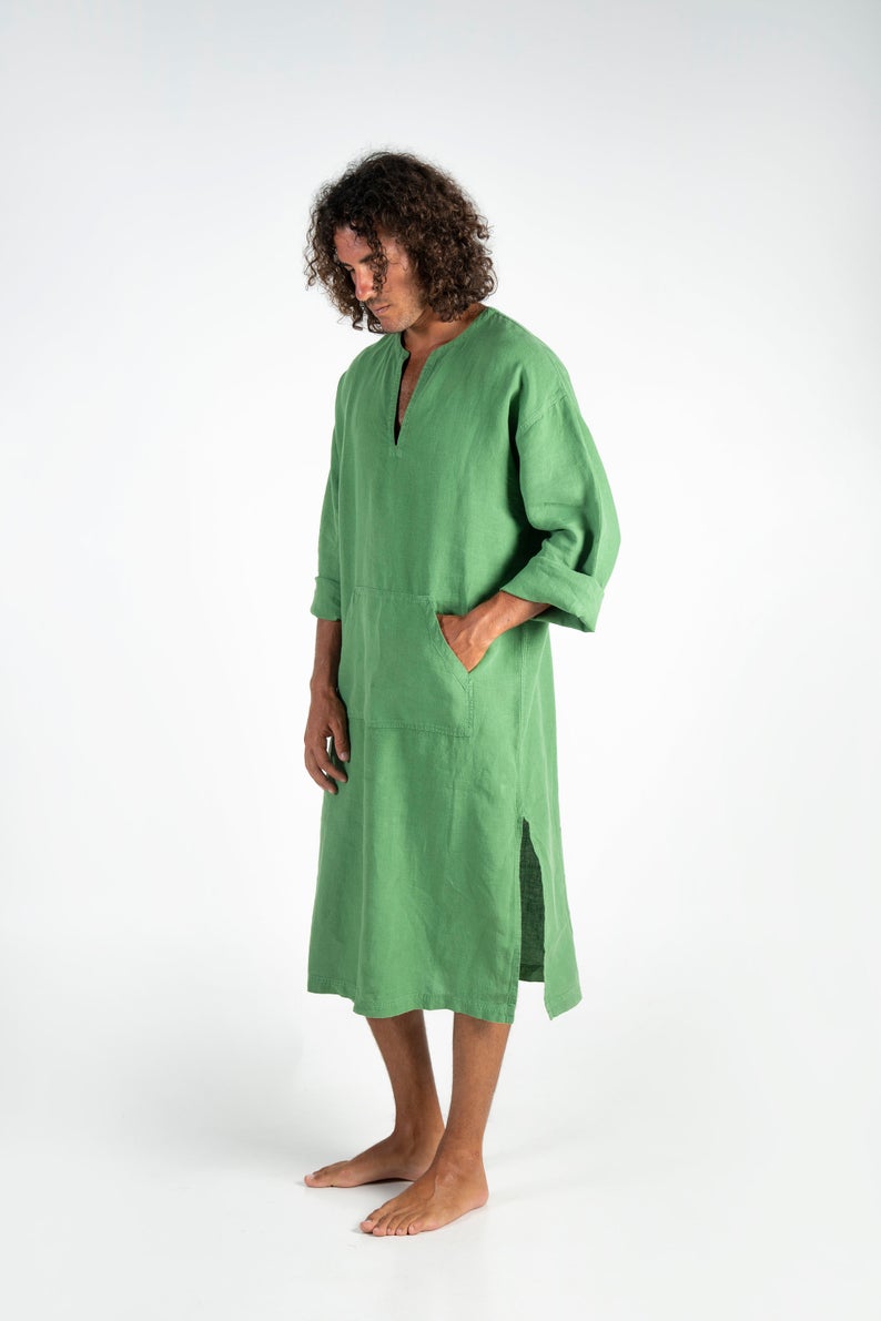 Classico Midi Linen Kaftan