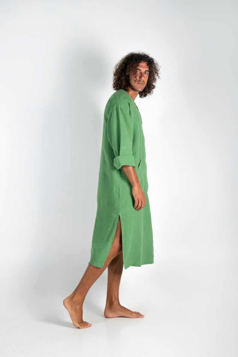 Classico Midi Linen Kaftan