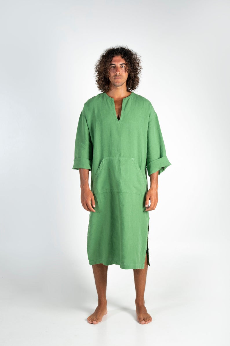 Classico Midi Linen Kaftan