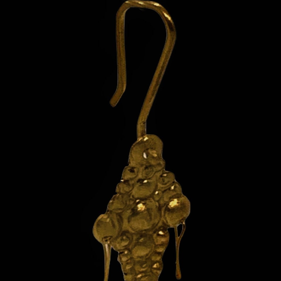 Earrings Pure 24ct Gold - 'All that Is' Collection