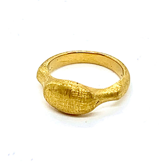 Ring 24ct Pure Gold Matte