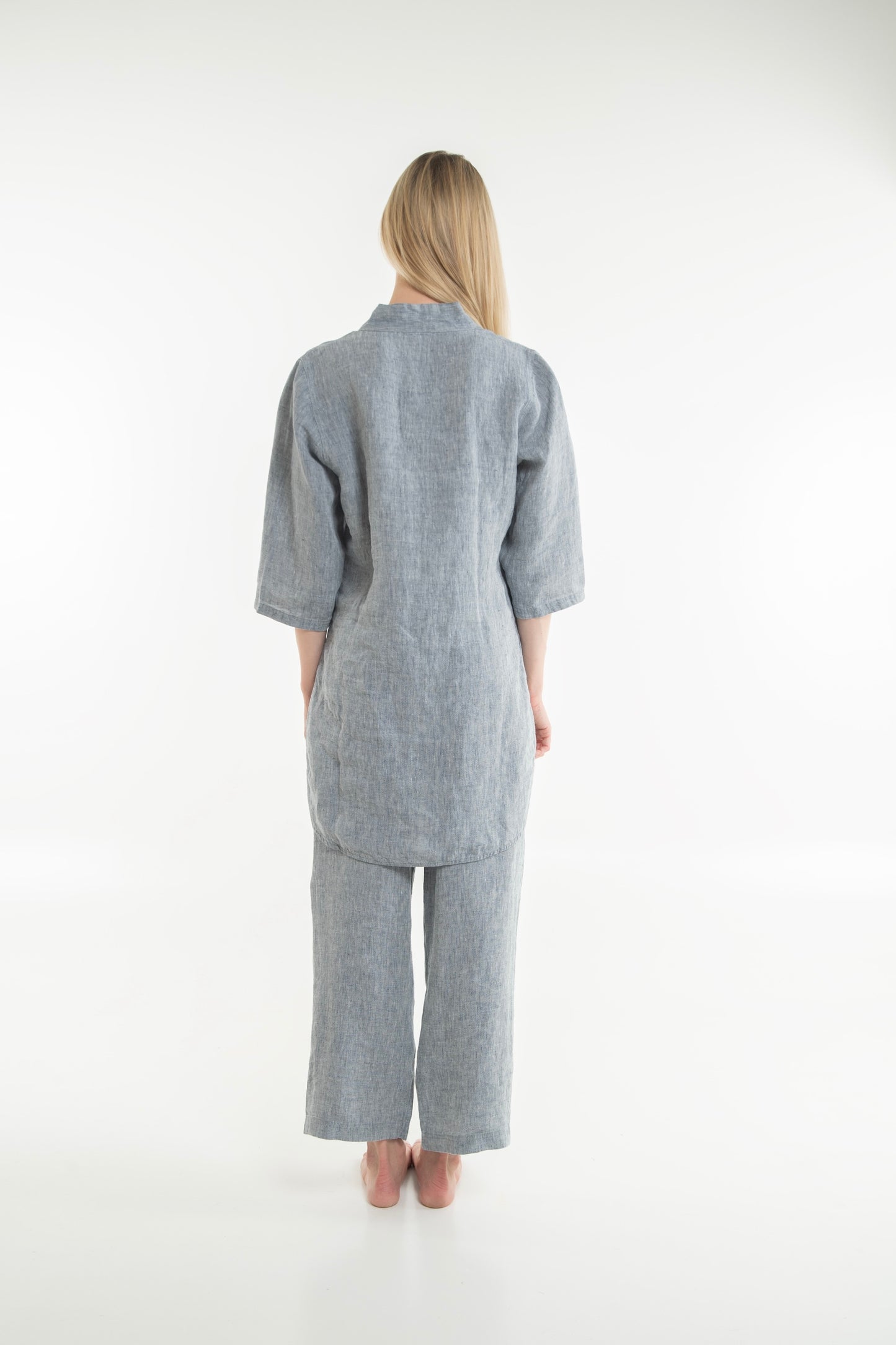 Takiyu Woman Pants Ash Grey