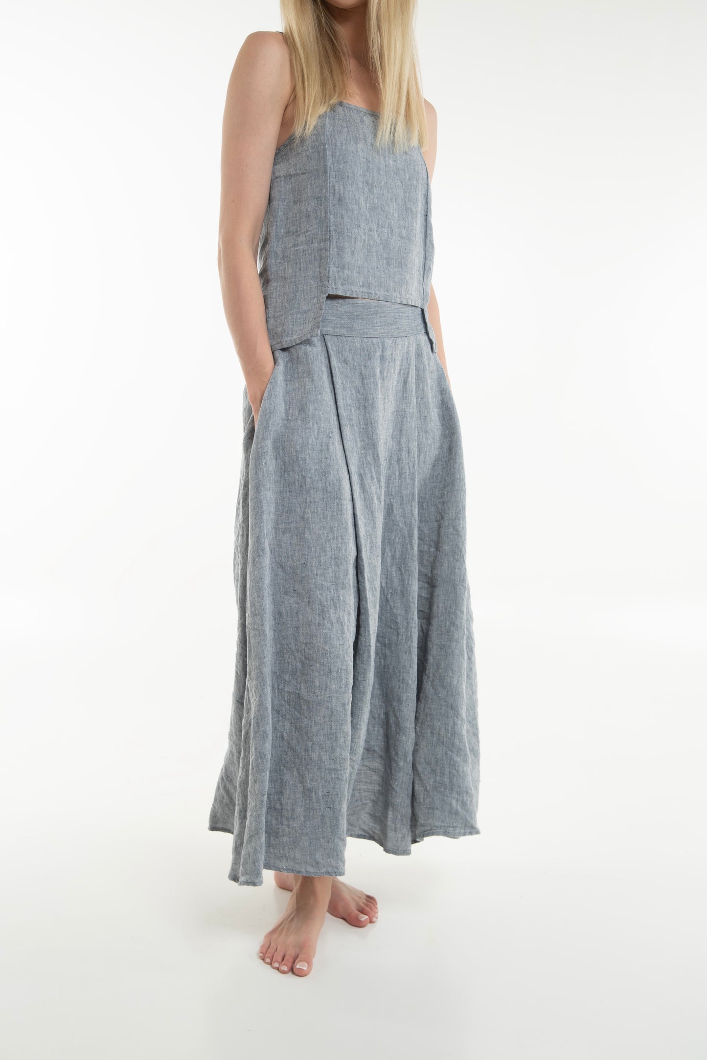 Atsui Woman Skirt Ash Grey - Unisex