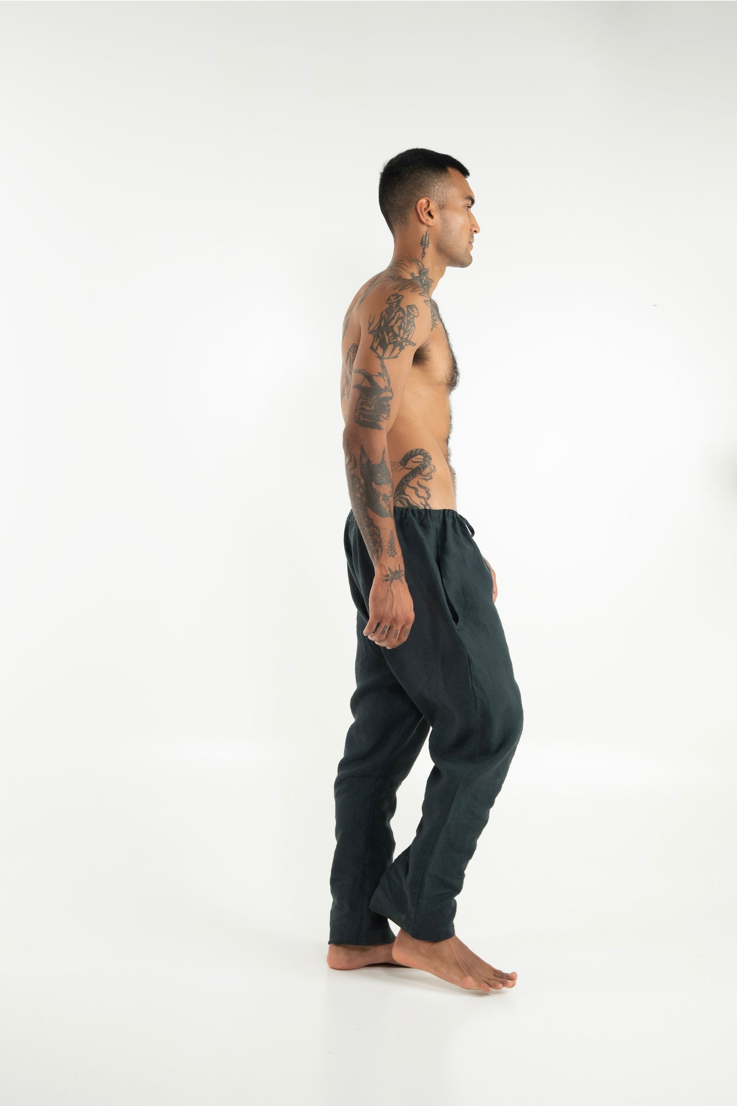 Takiyu Man Pants Anthracite Black