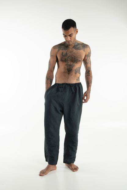 Takiyu Man Pants Anthracite Black