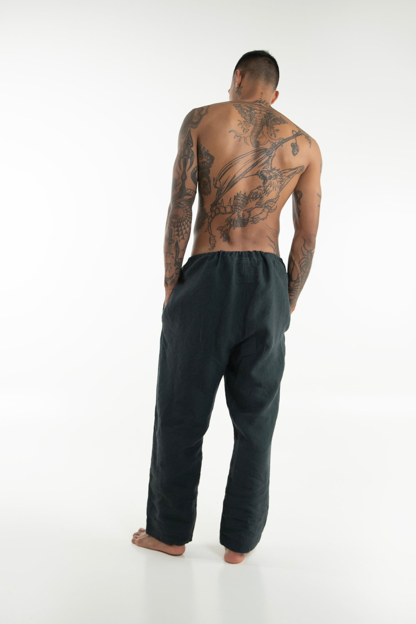 Takiyu Man Pants Anthracite Black